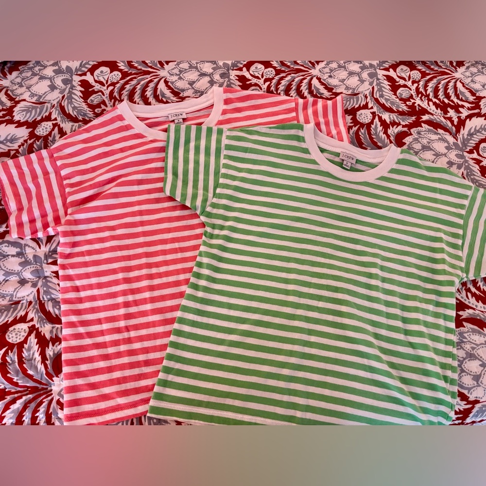 Pair of Colorful Stripe Tees